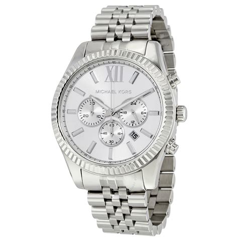 mens silver mens michael kors watches|Michael Kors watches for sale.